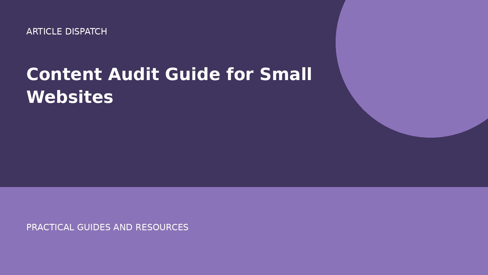 Content Audit Guide for Small Websites